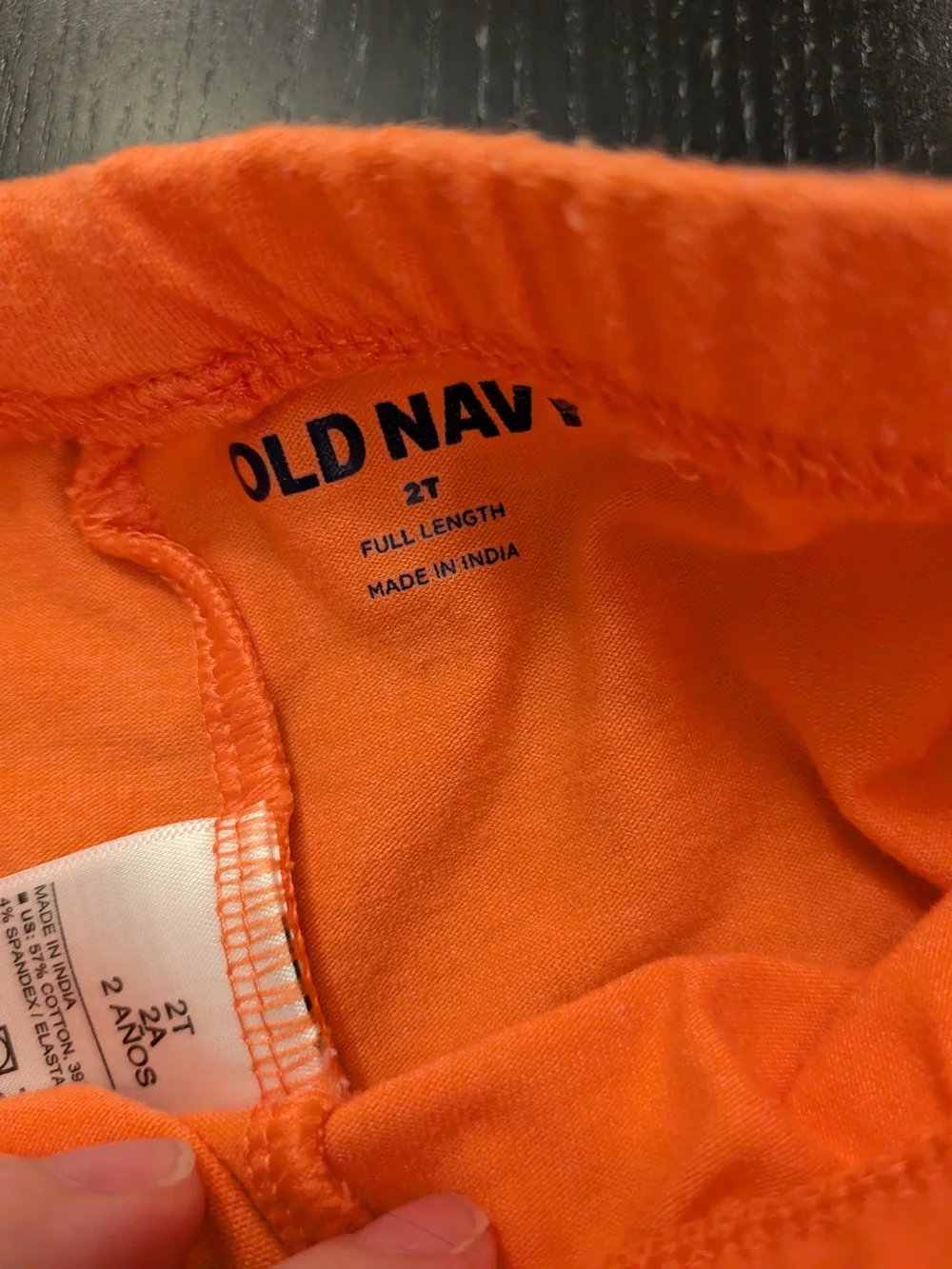 Old Navy Girls' Pink Watermelon & Orange Legging 2-Pack